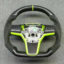 画像をギャラリービューアに読み込む, High Quality Matte Alcantara Carbon Fiber YOKE Steering Wheel For Tesla Model 3 Model Y 2017 2018 2019 2020 2021 Car Accessories