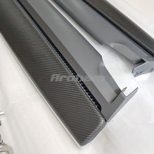 Charger l'image dans la galerie, Real Carbon Fiber Interior For Tesla Model 3 Model Y Center Console Dashboard Door Trim Strip Front 2017-2020 2021 2022 2023Only For Left Drive