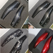 Cargar imagen en el visor de la galería, Real Carbon Fiber Wiper Shift Shifter Bar Cover Trim For Tesla Model 3 Model Y Interior Car Steering Wheel Accessories