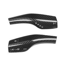 Cargar imagen en el visor de la galería, Real Carbon Fiber Wiper Shift Shifter Bar Cover Trim For Tesla Model 3 Model Y Interior Car Steering Wheel Accessories