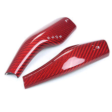 Cargar imagen en el visor de la galería, Real Carbon Fiber Wiper Shift Shifter Bar Cover Trim For Tesla Model 3 Model Y Interior Car Steering Wheel Accessories