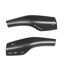 Cargar imagen en el visor de la galería, Real Carbon Fiber Wiper Shift Shifter Bar Cover Trim For Tesla Model 3 Model Y Interior Car Steering Wheel Accessories