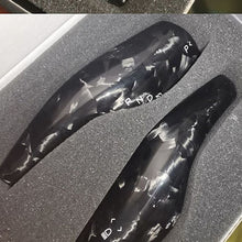Cargar imagen en el visor de la galería, Real Carbon Fiber Wiper Shift Shifter Bar Cover Trim For Tesla Model 3 Model Y Interior Car Steering Wheel Accessories