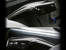 Cargar imagen en el visor de la galería, Real Carbon Fiber Wiper Shift Shifter Bar Cover Trim For Tesla Model 3 Model Y Interior Car Steering Wheel Accessories