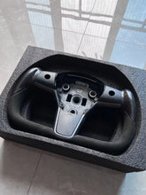 Load image into Gallery viewer, For Tesla High-end custom style steering wheel YOKE steering wheel carbon brazing dimensional steering wheel model3/modely