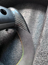 Load image into Gallery viewer, For Tesla High-end custom style steering wheel YOKE steering wheel carbon brazing dimensional steering wheel model3/modely