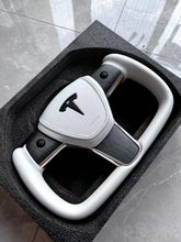 Load image into Gallery viewer, For Tesla High-end custom style steering wheel YOKE steering wheel carbon brazing dimensional steering wheel model3/modely