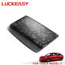 Cargar imagen en el visor de la galería, For Tesla Model 3 interior modification accessories model3 Model Y 2017-2023 central control real carbon fiber armrest box cover