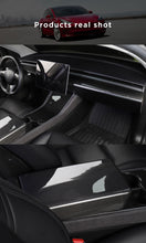 Cargar imagen en el visor de la galería, For Tesla Model 3 interior modification accessories model3 Model Y 2017-2023 central control real carbon fiber armrest box cover