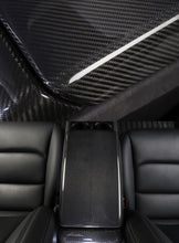 Cargar imagen en el visor de la galería, For Tesla Model 3 interior modification accessories model3 Model Y 2017-2023 central control real carbon fiber armrest box cover