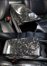 Cargar imagen en el visor de la galería, For Tesla Model 3 interior modification accessories model3 Model Y 2017-2023 central control real carbon fiber armrest box cover