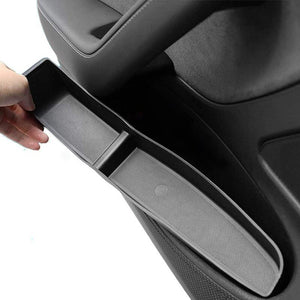 4 PCS Door Side Storage Box Front Back Door Handle Armrest Tray Organizer For Tesla Model 3 Model Y 2016-2021 Car Accessories