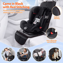 Charger l&#39;image dans la galerie, XL Thickest EPE Cushion Car Seat Protector Mat 2 Pack Large Waterproof 600D Fabric Child Baby Seat Protector with Storage Pockets for SUV Sedan Truck Leather and Fabric Car Seat
