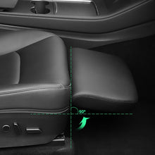 Cargar imagen en el visor de la galería, Aroham Automatic For Tesla Model Y Model3 2017-2022 Co-pilot Leg Rest Extension Mat Seat Leather Soft Foot Support Leg Knee Pad
