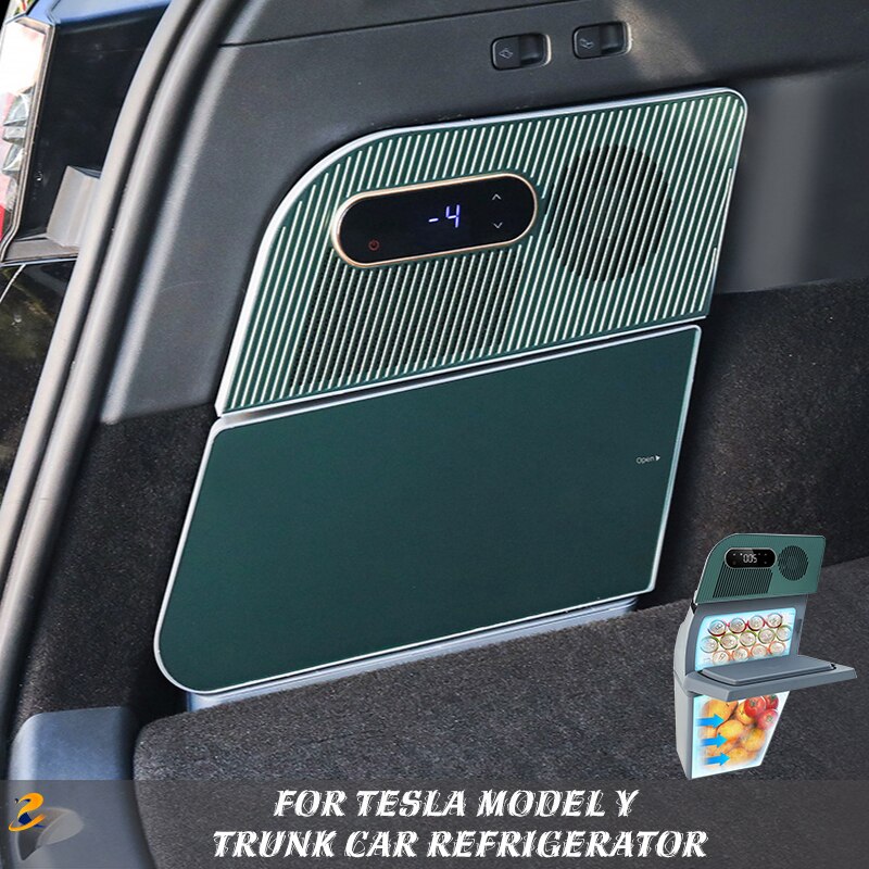 For Tesla Model Y Trunk Car Refrigerator Compressor Cooling Car Mini Refrigerator Tesla Model Y 2023 accessories