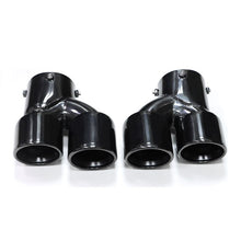 Charger l&#39;image dans la galerie, 1 Pair Car Exhaust Pipe Carbon Fiber Exhaust Tip For BMW G20 G21 M340i 2019 2020 Muffler Tip Tailpipe MPE Exhaust System
