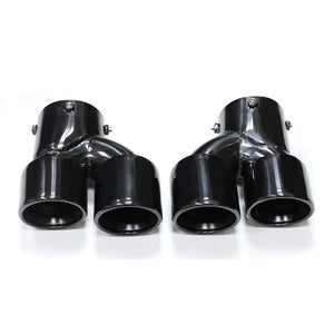 1 Pair Car Exhaust Pipe Carbon Fiber Exhaust Tip For BMW G20 G21 M340i 2019 2020 Muffler Tip Tailpipe MPE Exhaust System