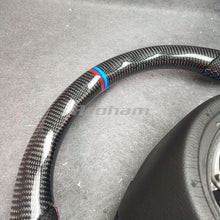 Charger l&#39;image dans la galerie, 100% Real Carbon Fiber Steering Wheel For BMW E90 320 318i 320i 325i 330i 320d X1 328xi 2007
