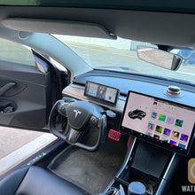 Cargar imagen en el visor de la galería, For Tesla High-end custom style steering wheel YOKE steering wheel carbon brazing dimensional steering wheel model3/modely
