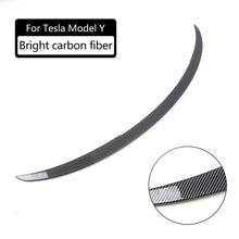 画像をギャラリービューアに読み込む, For Tesla Model Y/ Model 3 Spoiler Carbon Type Performance Carbon Fiber Rear Trunk Lip Carbon Fiber ABS Wing Car Styling
