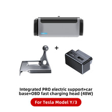 Load image into Gallery viewer, Aroham Mobile Phone Holder Cell Phone Electric Bracket Stand For Tesla Model 3 2021 Model Y 2022 2023 Car Acessories
