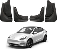 Charger l&#39;image dans la galerie, Aroham Tesla Model Y Mud Flaps Splash Guards (Set of Four) No Need to Drill Holes

