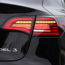 Cargar imagen en el visor de la galería, Car LED Tail Light Taillight For Tesla Model 3 2016 - 2021 Rear Running Light + Brake + Reverse Lamp + Dynamic Turn Signal
