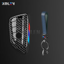 Load image into Gallery viewer, ABS Carbon Fiber Style Car Key Case Cover Shell Fob For BMW X3 X5 X6 F30 F34 F10 F20 G20 G30 G01 G02 G05 F15 F16 1 3 5 7 Series
