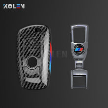 Load image into Gallery viewer, ABS Carbon Fiber Style Car Key Case Cover Shell Fob For BMW X3 X5 X6 F30 F34 F10 F20 G20 G30 G01 G02 G05 F15 F16 1 3 5 7 Series
