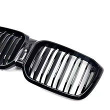 Cargar imagen en el visor de la galería, Car Front Grills Kidney Grill Bumper Racing Grille Gloss Black Double Slat Single Line For BMW X3 X4 G01 G02 LCI 2022+
