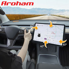 Charger l&#39;image dans la galerie, Car Screen Retrofit Bracket For Tesla Model 3 Y 2021 2022 2023 Accessories GPS Navigation Monitor Rotation Angle Adjustment Holder
