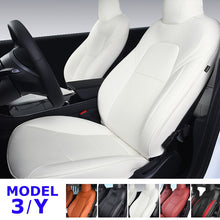 Load image into Gallery viewer, For Tesla Model 3 Y 2018 2019 2020 2021 2022 2023Customization Service Interior Auto Accessories White Full Set Car Seat Covers
