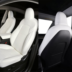 For Tesla Model 3 Y 2018 2019 2020 2021 2022 2023Customization Service Interior Auto Accessories White Full Set Car Seat Covers