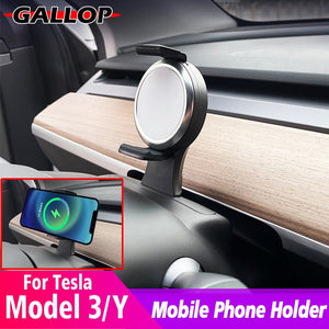 For tesla model 3 model Y Car mobile phone holder Phone Mount Screen Stand bracket Accessories interior Decoration Trim refit