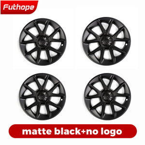 Blade Shape 18-Inch Whirlwind Hubcap for Tesla 20-22 Model 3 Wheel Cap Uberturbine Replacement Automobile Cover Accessories
