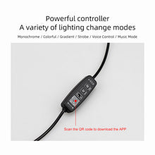 Load image into Gallery viewer, Aroham Front Ambient Light with RGB Adjustable Color Bluetooth Control Led Light Bar For Tesla Model 3 Y S X Car Accessories
