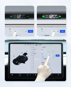 Aroham HUD Head-Up Display For Tesla Model 3 Model Y 2021 2022 2023 Dedicated Electronics Digital Speedometer Car Accessories