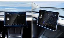 Carica l&#39;immagine nel visualizzatore di Gallery, Aroham For Tesla Model 3 Model Y 2021 2022 2023 Tempered Glass Screen Protector Car Accessories
