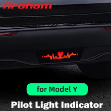 Cargar imagen en el visor de la galería, Aroham For Tesla Model Y 2020 2021 2022 2023 Car Rear Brake Lights Pilot Warning Stop Safety Lamp Exterior Accessories turn signal
