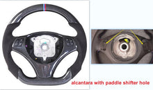 Carica l&#39;immagine nel visualizzatore di Gallery, Aroham Carbon Fiber Steering Wheel With Smooth Leather For BMW M Sport M3 E90 E91 E92 E93 E87 E81 E82 E88 3 Series 2005-2017
