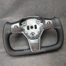 Carica l&#39;immagine nel visualizzatore di Gallery, Hot Sale Yoke Steering Wheel For Tesla Model 3 Model Y 2017 2018 2019 2020 2021 2022 2023 Heating Or no Hetaing Aroham Steering Wheel

