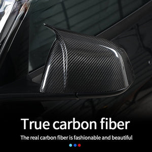 Trim For Tesla model Y  3 accessories/car model y model 3 carbon accessoires real carbon fiber Rear view mirror cover