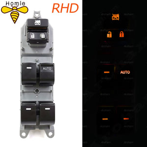 RHD Lighted LED Power Single Window Switch for Toyota RAV4 RAV 4 Camry Corolla Yaris Cruiser Vios Backlight Right Hand Drive