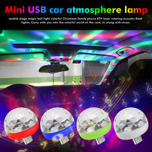 Load image into Gallery viewer, Mini USB LED Disco Stage Light Portable Family Party Magic Ball Colorful Light Bar Club Stage Effect Lamp for Mobile Phone
