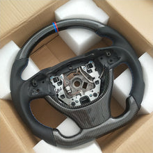 Cargar imagen en el visor de la galería, Carbon Fiber Leather steering wheel For BMW 1 2 3 4 5 7 Series X1 X3 X5 X6 E90 E92 E60 F10 F30 M Series Replacement accessories
