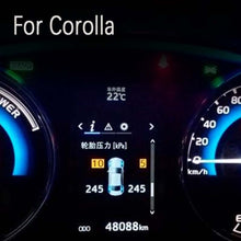 Carica l&#39;immagine nel visualizzatore di Gallery, Tire Pressure Monitoring Car Tire Dashboard display Tire pressure monitor For Toyota Corolla altis 2019 2020 Auto Accessories
