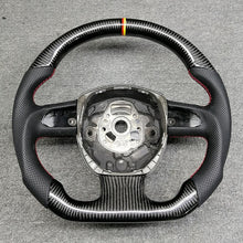 Charger l&#39;image dans la galerie, Refit Carbon fiber Leather steering wheel For Audi A3 A2 A5 A6 A7 A4L A6L Q3 Q5L Q7 A1 TT A8 2014 2015 2016 2017 2018 2019 2020
