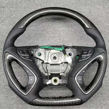 Charger l&#39;image dans la galerie, Carbon Fiber Steering Wheel For Hyundai Elantra ix35 Tucson Accent Sonata Solaris I30 Veloster Santa Fe Rohens Coupe IX25 Equus
