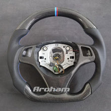 画像をギャラリービューアに読み込む, 100% Real Carbon Fiber Alcantara Leather Car Steering Wheel For BMW E90 320i 325i 330i 335i E87 120i 130i 120d No Paddle

