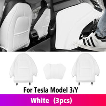 Cargar imagen en el visor de la galería, For Tesla Model 3 model Y Seat Back Car Anti Kick Pad Protector Interior Child Anti Dirty Leather Styling Accessories Decoration
